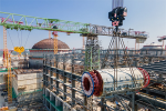На энергоблоке № 2 АЭС «Руппур» завершен монтаж статора генератора