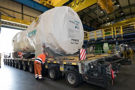 Siemens отгрузил свою самую мощную и эффективную газовую турбину
