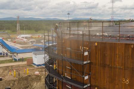 ООО «Транснефть – Восток» реконструировало резервуар для хранения нефти на НПС «Нижнеудинск» в Иркутской области