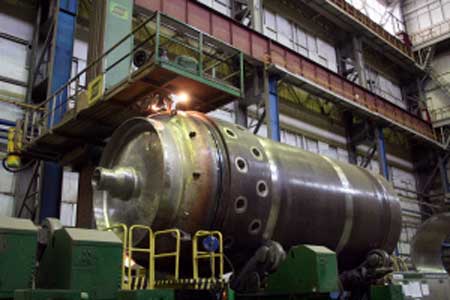 Петрозаводскмаш собрал нижний полукорпус компенсатора давления для индийской АЭС