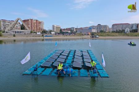 В Дагестане запустили уникальную плавучую солнечно-аэрационную систему