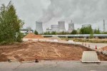 На площадке Ленинградской АЭС начался ремонт основной дороги, ведущей к энергоблокам №5 и 6 ВВЭР-1200