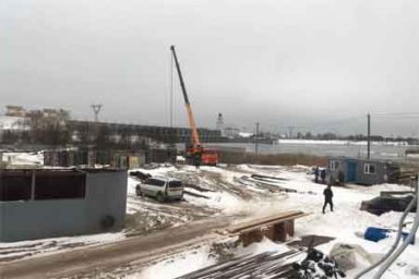В городе Цимлянске Ростовской области продолжается строительство водозабора и водоочистных сооружений