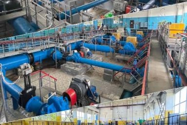 Министерство жилищно-коммунального хозяйства проводит модернизацию насосных станций Восточной системы водоснабжения