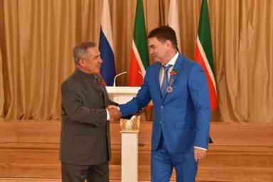Дамир Каримуллин награждён государственной наградой Республики Татарстан орденом «Дуслык»