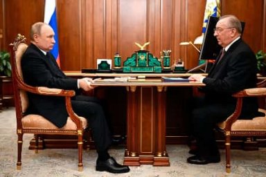 Встреча Владимира Путина с президентом компании «Транснефть» Николаем Токаревым