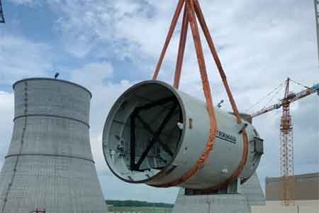 На стройплощадку энергоблока № 1 Курской АЭС-2 доставлен транспортный шлюз
