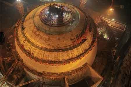 На энергоблоке № 2 АЭС «Руппур» (Бангладеш) завершено бетонирование наружной защитной оболочки