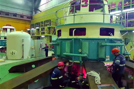 На Каскаде Вилюйских ГЭС завершается сборка гидроагрегата