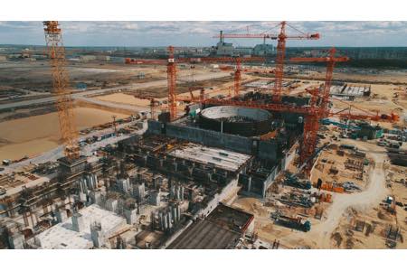 На строительной площадке Курской АЭС-2 подросло здание турбины энергоблока №2