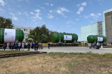 «Атоммаш» отгрузил первый корпус реактора для строящейся АЭС «Аккую» (Турция)