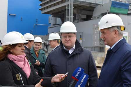 Генеральный директор «Квадры» и губернатор Воронежской области оценили ход строительства нового энергоблока Воронежской ТЭЦ-1
