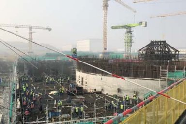 На энергоблоке № 3 АЭС «Сюйдапу» (Китай) установлена конструкция облицовки шахты реактора