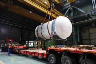 Атоммаш приступил к отгрузке ёмкостей СПЗАЗ для энергоблока №1 АЭС «Аккую» (Турция)