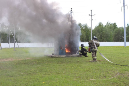 В Московской энергосистеме прошли учения по ликвидации условной аварии в пожароопасный период