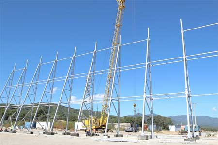 АО «Восточный Порт» приступило ко второму этапу строительства пылеветрозащитных экранов на Третьей очереди