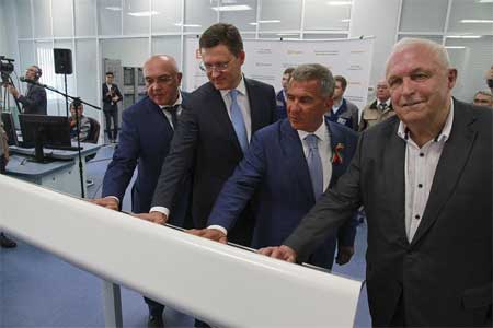 Рустам Минниханов принял участие в церемонии ввода в эксплуатацию ПГУ-230 на Казанской ТЭЦ-1