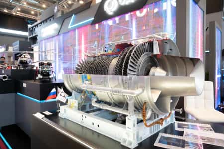Объединенная Двигателестроительная Корпорация Ростеха представила турбину большой мощности в Екатеринбурге
