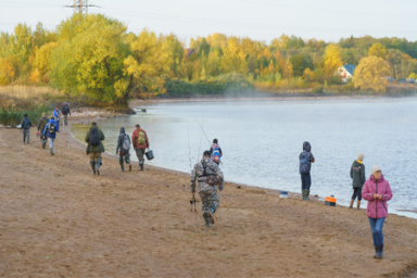 В озере-охладителе Калининской АЭС спортсмены выловили 60 кг рыбы в рамках II регионального фестиваля по рыболовному спорту