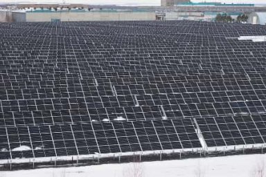 На ПОЛИЭФе установлены все панели солнечной электростанции