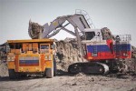 Новый гидравлический экскаватор Komatsu PC4000 запущен на Харанорском разрезе СУЭК