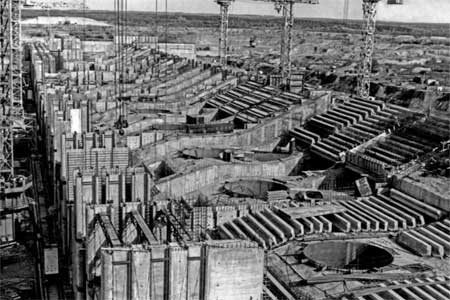 45 лет назад в основание Чебоксарского гидроузла заложили первый кубометр бетона