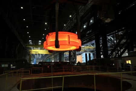 На Атоммаше провели закалку днища атомного реактора для энергоблока №3 АЭС «Аккую»