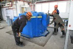 На насосной станции подпитки водоема-накопителя Курской АЭС-2 начали тестировать основное насосное оборудование