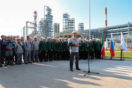 Дмитрий Медведев ввел в эксплуатацию вторую установку по первичной переработки нефти на «ТАНЕКО»