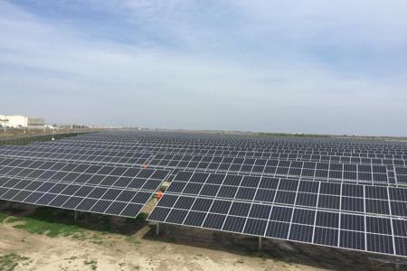 В Туркестанской области введена в эксплуатацию солнечная электростанция «СЭС «Жетысай»