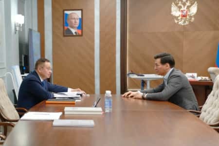 Ирек Файзуллин встретился с главой Республики Калмыкия Бату Хасиковым