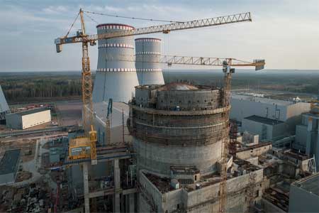 Ленинградская АЭС-2: на втором энергоблоке ВВЭР-1200 смонтировали систему для защиты здания реактора и окружающей среды на 100 лет