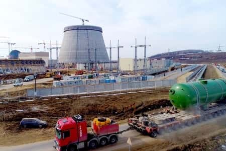 На стройплощадку Курской АЭС-2 доставлен последний, четвертый парогенератор для энергоблока № 1