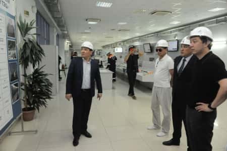 Руководство Министерства энергетики РК посетило АО «Атырауская теплоэлектроцентраль»