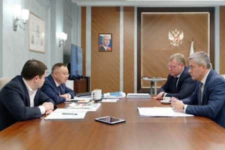 Ирек Файзуллин встретился с Губернатором Астраханской области Игорем Бабушкиным