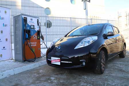 РусГидро открыло первую в Амурской области зарядную станцию для электромобилей