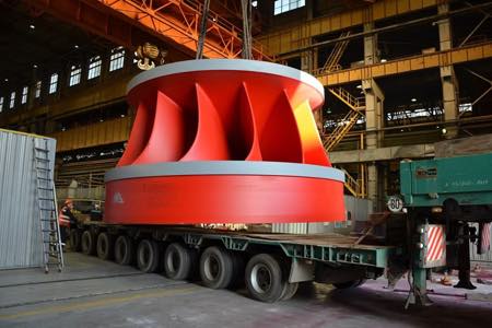 «Силовые машины» отгрузили рабочее колесо гидротурбины для Усть-Среднеканской ГЭС РусГидро