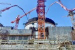 В здании реактора энергоблока №2 Курской АЭС-2 началось бетонирование третьего яруса внутренней защитной оболочки