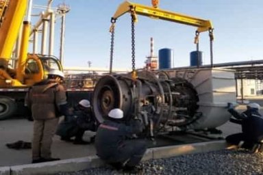 «Узбекнефтегаз»: проведен технический ремонт газотурбинных двигателей газоперекачивающего агрегата компрессорной станции «Учкир»