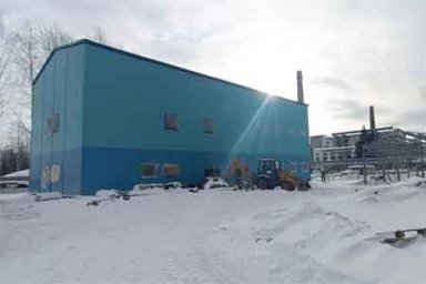 В городе Красавино Вологодской области продолжаются работы по строительству станции по очистке воды