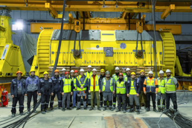 На блоке № 2 АЭС «Аккую» установлен статор турбогенератора На блоке № 2 АЭС «Аккую» установлен статор турбогенератора