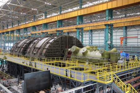 «Силовые машины» изготовили первую российскую тихоходную турбину для АЭС