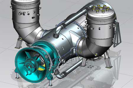 «Силовые машины» создали термодинамическую модель газовой турбины ГТЭ-170