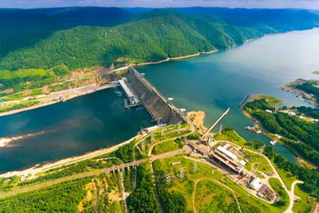 Красноярская ГЭС вывела в капремонт гидроагегат №5