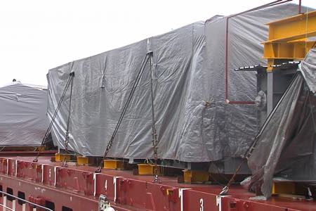 На строящийся ЭП-600 поступило новое оборудование