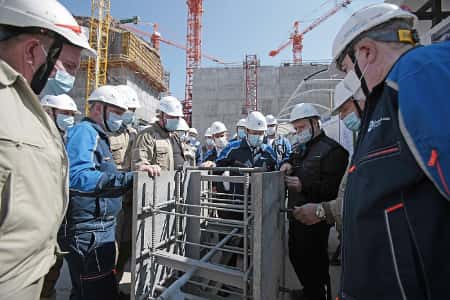 Численность строительно-монтажного персонала на площадке Курской АЭС-2 в июле составила почти 6,5 тыс человек