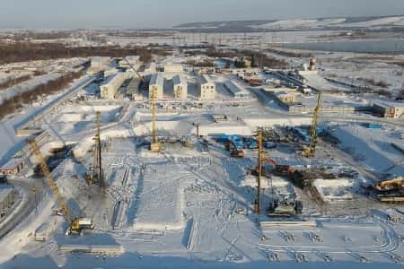 На площадке ПГУ-850 МВт ЗГРЭС развернуты общестроительные работы