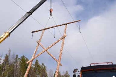 Энергетики Мирнинского РЭС ведут капитальный ремонт ВЛ 110 кВ «Мирный – Городская»