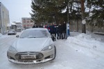 Путешественники зарядили электромобиль в «Чувашэнерго»