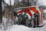 Граффити, посвященное 75-летию Победы, появилось на территории Нижегородского Кремля